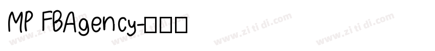 MP FBAgency字体转换